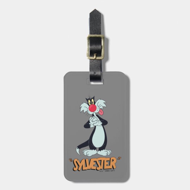 Etiqueta De Bagagem LOONEY TUNES™ - Raios Retroativos| SYLVESTER™ (Frente Vertical)