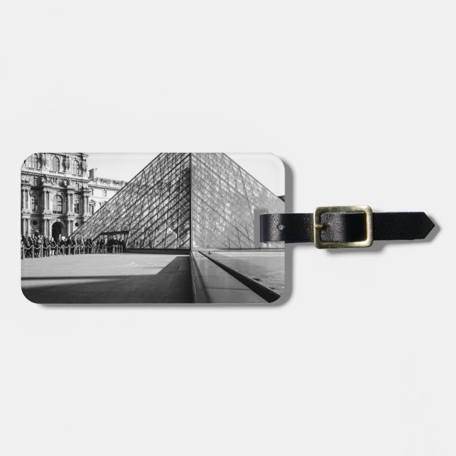 Etiqueta De Bagagem Louvre (Frente Horizontal)