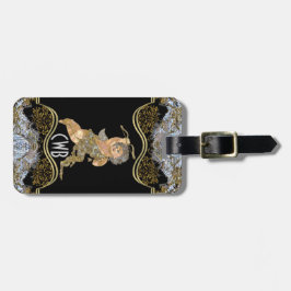 Etiqueta De Bagagem Love Angel Monograma