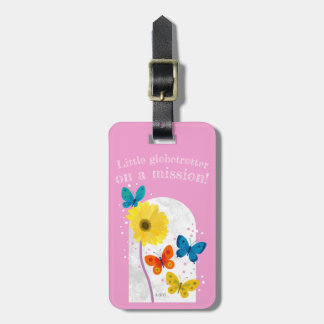 Etiqueta De Bagagem lovely flower tag -gerbera-