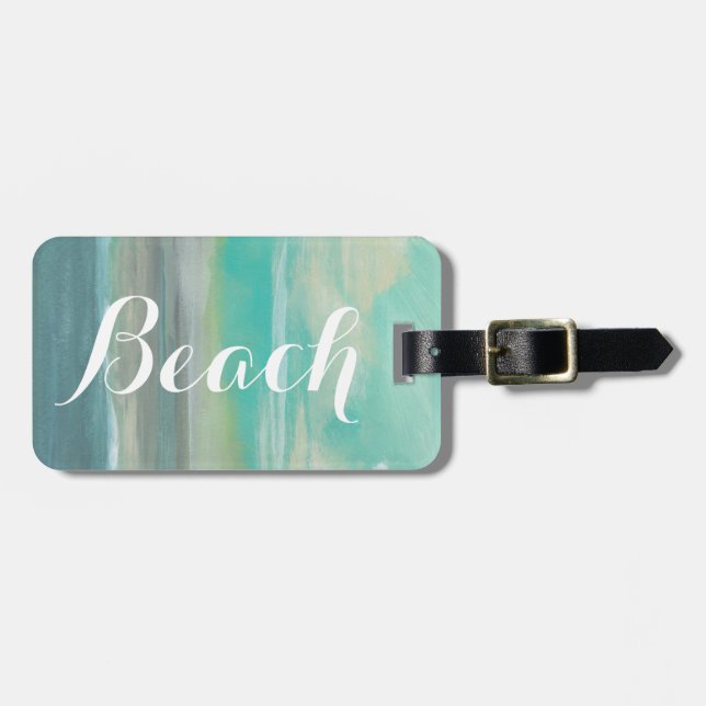 Etiqueta De Bagagem Lowland Beach I (Frente Horizontal)