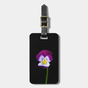 Etiqueta De Bagagem Ltcn de Detalhes Personalizáveis do Flor Violet