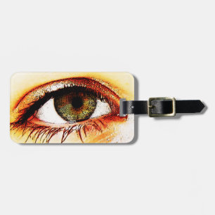 Etiqueta De Bagagem Ltcn Detalhes Personalizáveis do Olho