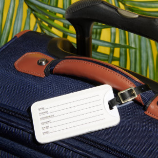 Etiqueta De Bagagem Luggage Tag