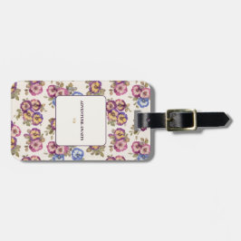 Etiqueta De Bagagem Luggage Tag  Flowers | Adventure Awaits