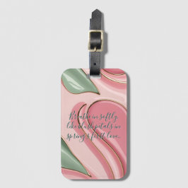 Etiqueta De Bagagem Luggage tag in stylish graphic