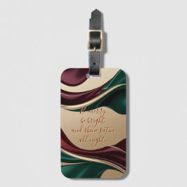 Etiqueta De Bagagem Luggage tag in stylish graphic