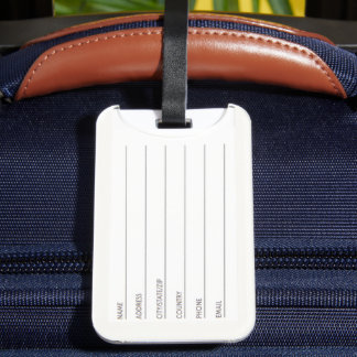 Etiqueta De Bagagem Luggage tag with card slot