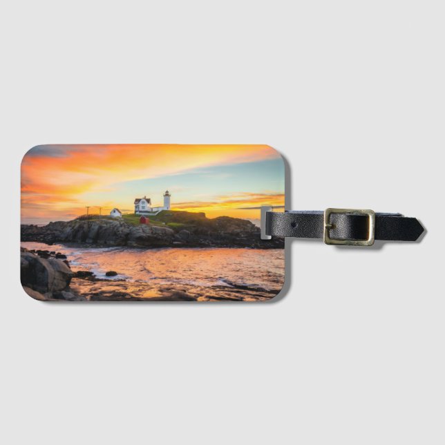 Etiqueta De Bagagem Luz do Nubble (Frente Horizontal)