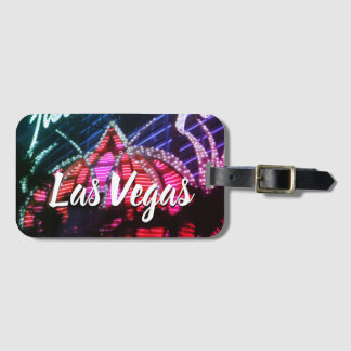 Etiqueta De Bagagem Luzes noturnas de Vegas Tag