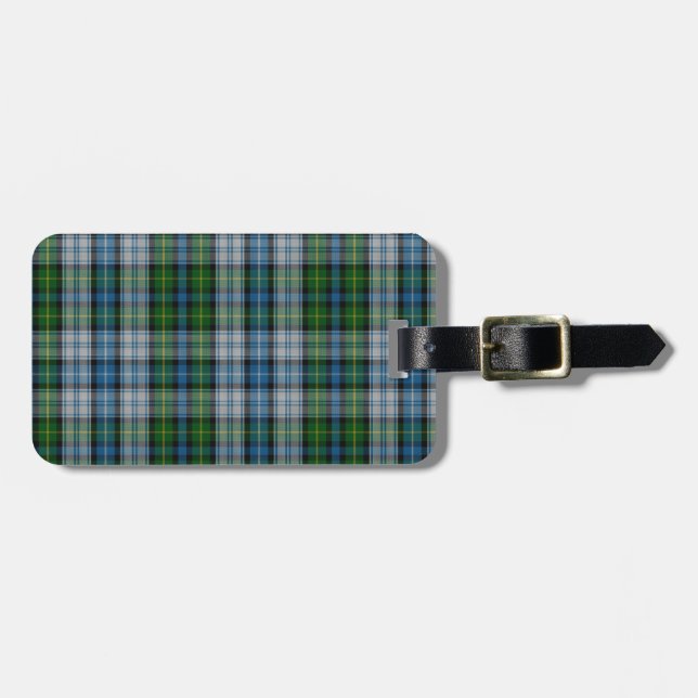 Etiqueta De Bagagem MacNeil/clã de McNeil veste o Tartan (Frente Horizontal)