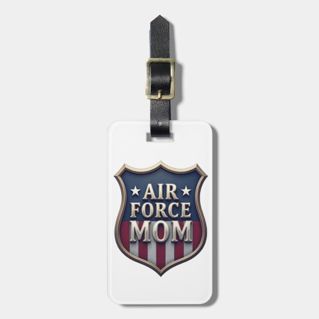 Etiqueta De Bagagem Mãe da Força Aérea (USAF) (Frente Vertical)