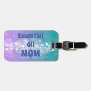 Etiqueta De Bagagem Mãe de óleo essencial com texto personalizado