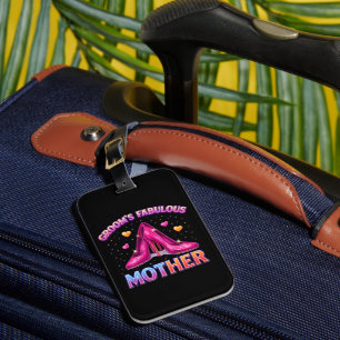 Etiqueta De Bagagem Mãe Fabulosa do Noivo Mãe do Noivo
