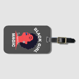 Etiqueta De Bagagem Mágica negra da história negra mês 2024