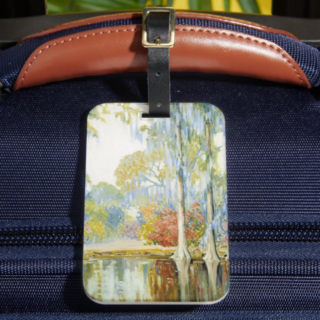 Etiqueta De Bagagem Magnolia Gardens | Alfred Hutty (Frente Insitu 2)