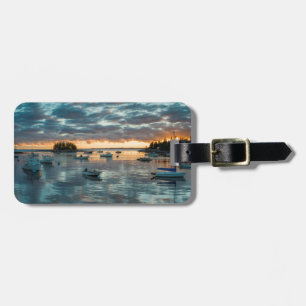 Etiqueta De Bagagem Maine, Newagen, Sunset Harbor 1