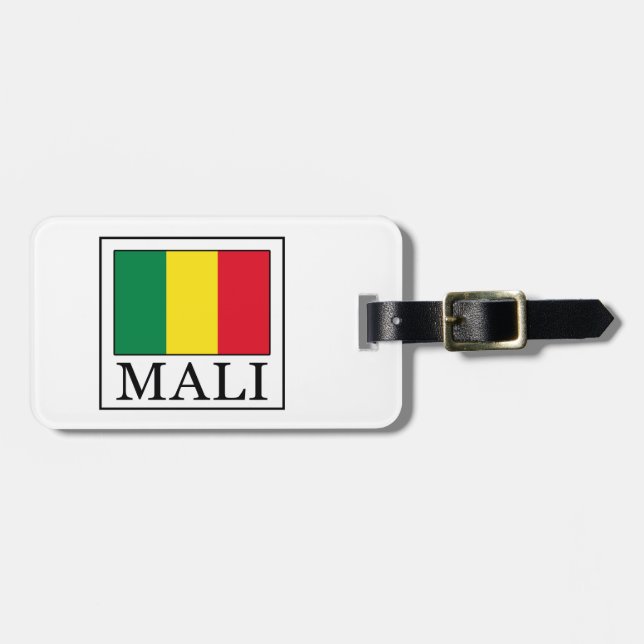 Etiqueta De Bagagem Mali (Frente Horizontal)