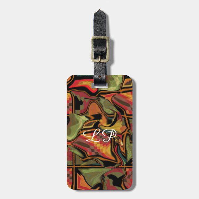 Etiqueta De Bagagem Maluco personalizado (Frente Vertical)