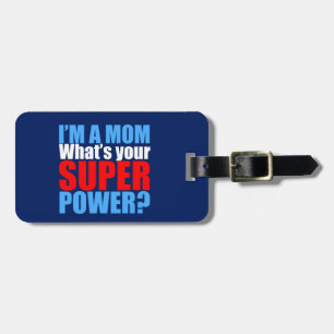 Etiqueta De Bagagem Mamã do super-herói