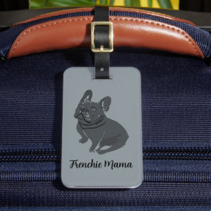 Etiqueta De Bagagem Mamãe Frenchie