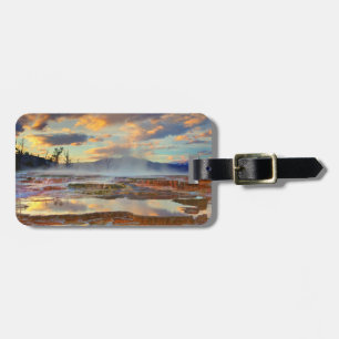 Etiqueta De Bagagem Mammoth Hot Springs