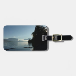 Etiqueta De Bagagem Manhã no lago McDonald no Parque Nacional Glacier