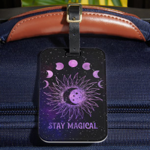 Etiqueta De Bagagem Mantenha-se magia em suas viagens