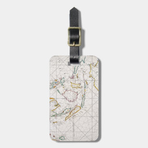 ETIQUETA DE BAGAGEM MAPA: ÍNDIAS DO LESTE, 1670