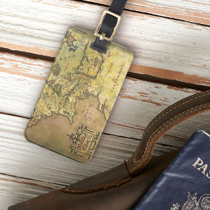 Etiqueta De Bagagem Mapa MIDDLE EARTH™