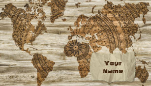 Acessorios Mapa Mundi Zazzle Com Br