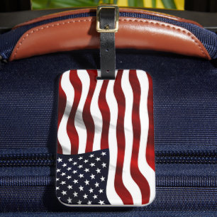 Etiqueta De Bagagem Marca Americana que Carrega Bagagem
