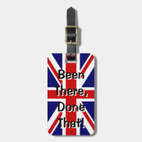 Marca de bagagem de bandeira britânica | Já lá est