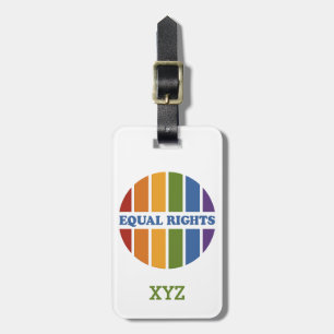 Etiqueta De Bagagem Marca de bagagem personalizada de direitos iguais