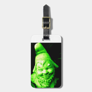 Etiqueta De Bagagem Marca de duende verde