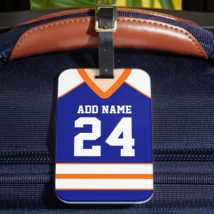 Etiqueta De Bagagem Marca de Números/Nome Personalizado de Hóquei Je