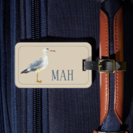 Etiqueta De Bagagem Marcador de Bagagem Personalizado com Gaivota em A