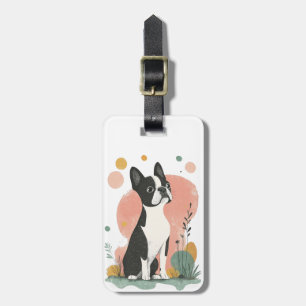 Etiqueta De Bagagem Marcas de Bagagem Boston Terrier