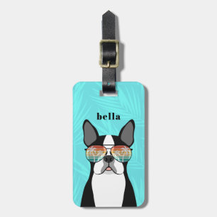 Etiqueta De Bagagem Marcas de Bagagem Boston Terrier