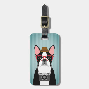 Etiqueta De Bagagem Marcas de Bagagem Boston Terrier