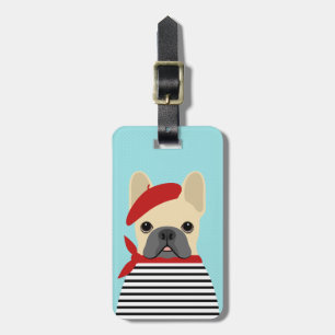 Etiqueta De Bagagem Marcas de Bagagem Bulldog Francês