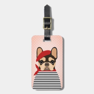 Etiqueta De Bagagem Marcas de Bagagem Bulldog Francês