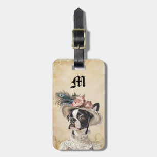 Etiqueta De Bagagem Marcas de Bagagem Cachorro Boston Terrier Vitorian