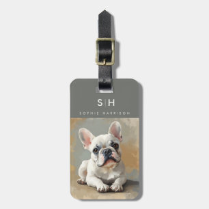 Etiqueta De Bagagem Marcas de Bagagem de Cachorro Bulldog Francês