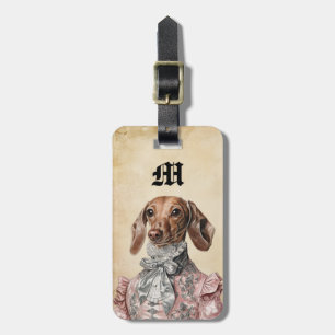Etiqueta De Bagagem Marcas de bagagem para cães Dachshund vitorianos