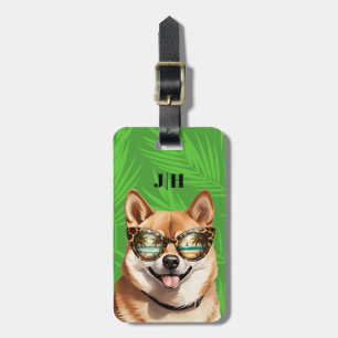 Etiqueta De Bagagem Marcas de Bagagem Shiba Inu