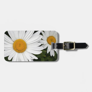 Etiqueta De Bagagem Margaridas amarelas & brancas: flores na flor