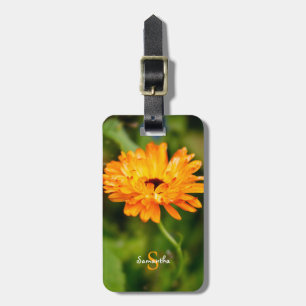 Etiqueta de bagagem Marigold laranja