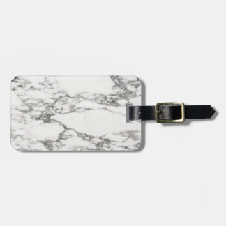 Etiqueta De Bagagem Mármore branco
