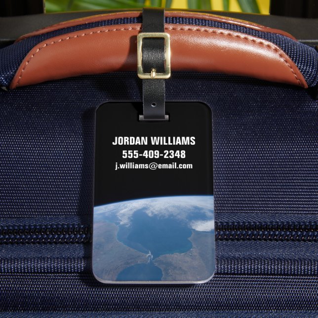 Etiqueta De Bagagem Marrocos E Espanhas. (Frente Insitu 2)